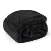 Waterproof Dog Blankets for Large Dogs - Cat Blanket for Bed Couch Protector Washable Long Faux Fur, Calming Soft Reversible Throw Furniture Protection for Puppy Pet, 60