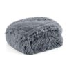 Waterproof Dog Blankets for Large Dogs - Cat Blanket for Bed Couch Protector Washable Long Faux Fur, Calming Soft Reversible Throw Furniture Protection for Puppy Pet, 60