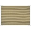 Outdoor Rug Waterproof for Patio Clearance Black and White Camping Rug 8x10 Plastic Straw Striped Floor Carpet for Backyard, Picnic, RV, Deck, Bench, Balcony