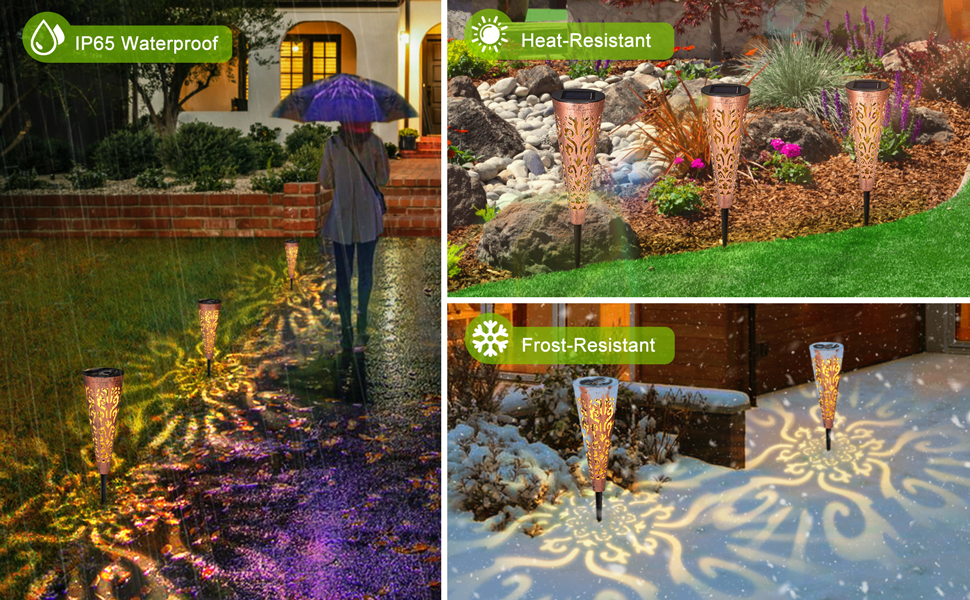 Solar lights outdoor garden