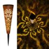 6Pcs Garden Solar Lights Outdoor Stakes Decorative Lighting for Yard, Pathway, Patio Decor Lawn Ornament