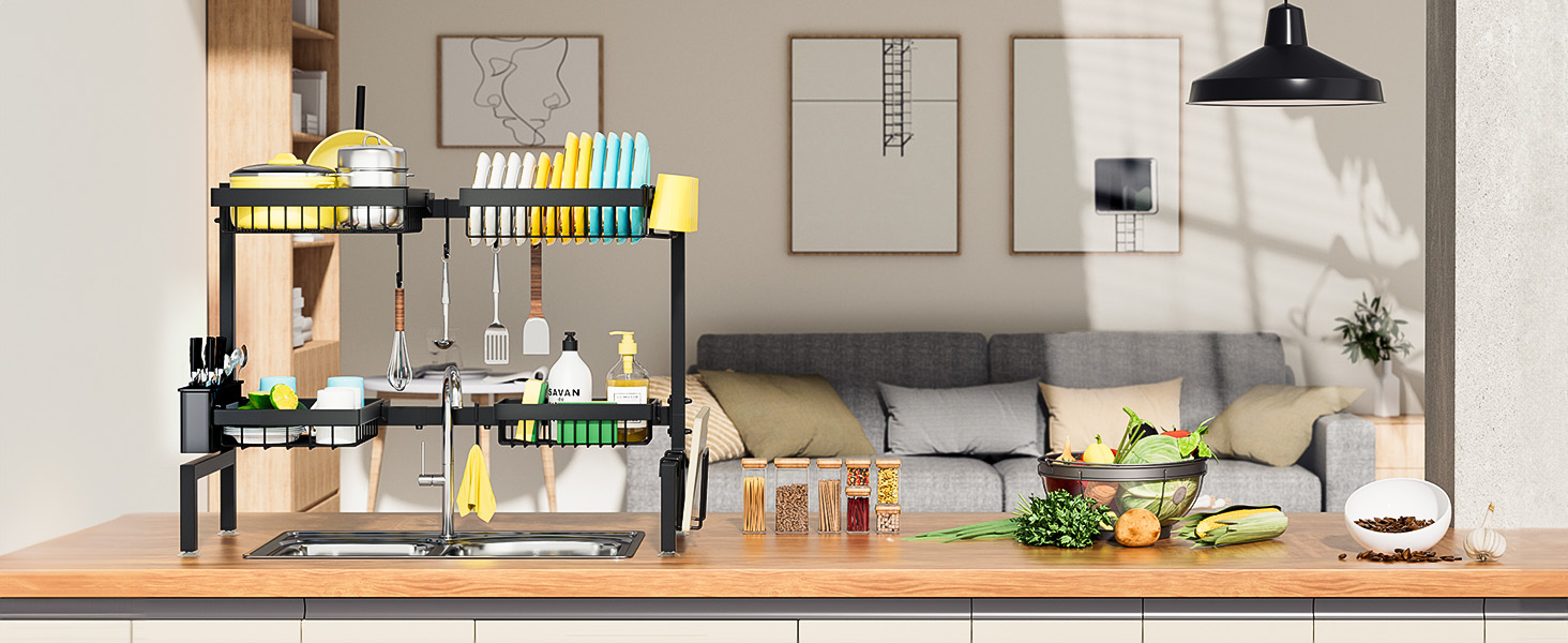 kitchen dish drying rack