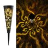 6Pcs Garden Solar Lights Outdoor Stakes Decorative Lighting for Yard, Pathway, Patio Decor Lawn Ornament
