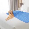 Dog Cooling Mat for Medium Large Dogs, Blanket for Kennels Crate Floor, Pets Cooling Pad, Dog Cat Summer Sleeping Outside