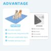 Dog Cooling Mat for Medium Large Dogs, Blanket for Kennels Crate Floor, Pets Cooling Pad, Dog Cat Summer Sleeping Outside