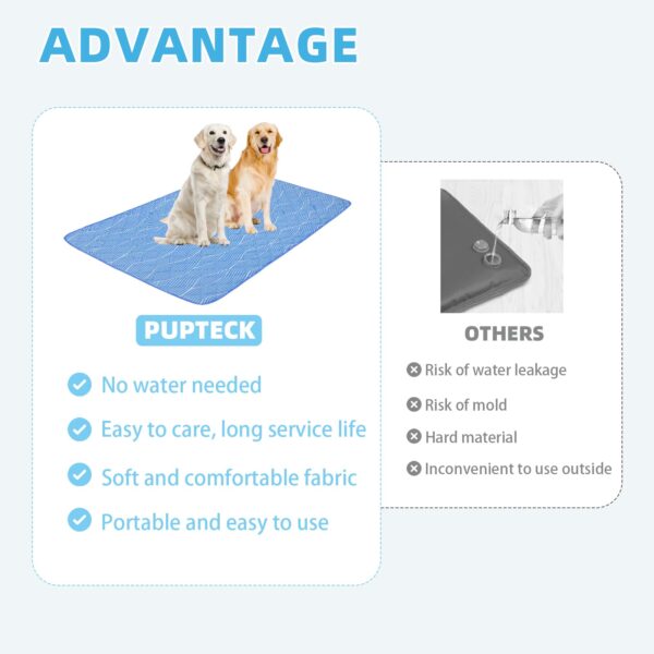 Dog Cooling Mat for Medium Large Dogs, Blanket for Kennels Crate Floor, Pets Cooling Pad, Dog Cat Summer Sleeping Outside