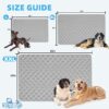 Dog Cooling Mat for Medium Large Dogs, Blanket for Kennels Crate Floor, Pets Cooling Pad, Dog Cat Summer Sleeping Outside