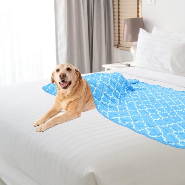 Dog Cooling Mat for Medium Large Dogs, Blanket for Kennels Crate Floor, Pets Cooling Pad, Dog Cat Summer Sleeping Outside