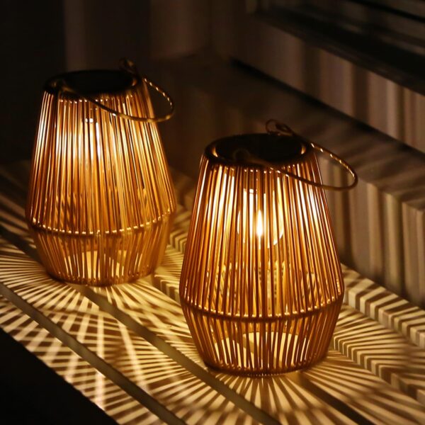 Solar Lanterns,Solar Lanterns Outdoor Waterproof Hanging Solar Lights Outdoor Waterproof Solar Lamp Lights Decoration for Outside Garden,Yard,Patio,Porch,Trees,Lawn,Pathway Decor