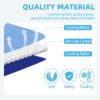 Dog Cooling Mat for Medium Large Dogs, Blanket for Kennels Crate Floor, Pets Cooling Pad, Dog Cat Summer Sleeping Outside