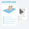 Dog Cooling Mat for Medium Large Dogs, Blanket for Kennels Crate Floor, Pets Cooling Pad, Dog Cat Summer Sleeping Outside