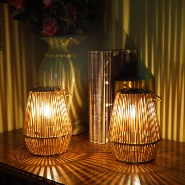 Solar Lanterns,Solar Lanterns Outdoor Waterproof Hanging Solar Lights Outdoor Waterproof Solar Lamp Lights Decoration for Outside Garden,Yard,Patio,Porch,Trees,Lawn,Pathway Decor