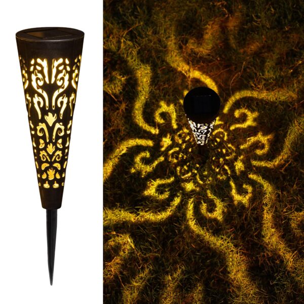 6Pcs Garden Solar Lights Outdoor Stakes Decorative Lighting for Yard, Pathway, Patio Decor Lawn Ornament