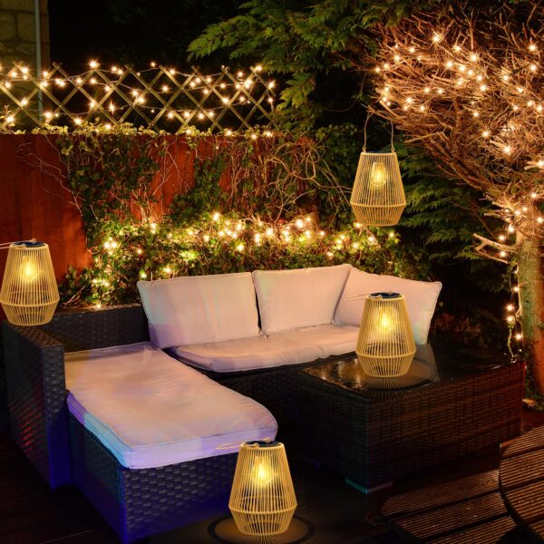 Solar Lanterns,Solar Lanterns Outdoor Waterproof Hanging Solar Lights Outdoor Waterproof Solar Lamp Lights Decoration for Outside Garden,Yard,Patio,Porch,Trees,Lawn,Pathway Decor