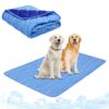Dog Cooling Mat for Medium Large Dogs, Blanket for Kennels Crate Floor, Pets Cooling Pad, Dog Cat Summer Sleeping Outside