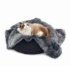 Waterproof Dog Blankets for Large Dogs - Cat Blanket for Bed Couch Protector Washable Long Faux Fur, Calming Soft Reversible Throw Furniture Protection for Puppy Pet, 60
