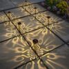 6Pcs Garden Solar Lights Outdoor Stakes Decorative Lighting for Yard, Pathway, Patio Decor Lawn Ornament