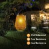 Solar Lanterns,Solar Lanterns Outdoor Waterproof Hanging Solar Lights Outdoor Waterproof Solar Lamp Lights Decoration for Outside Garden,Yard,Patio,Porch,Trees,Lawn,Pathway Decor