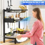 ［2-Tier 4 Baskets］Over The Sink Dish Drying Rack, 24.8