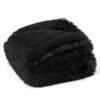 Waterproof Dog Blankets for Large Dogs - Cat Blanket for Bed Couch Protector Washable Long Faux Fur, Calming Soft Reversible Throw Furniture Protection for Puppy Pet, 60
