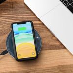 Self-Heating Ceramic Coffee Mug - Stable 130°F Temperature, 15W Wireless Phone Charging, 12.8 fl oz Capacity - USB-C Enabled