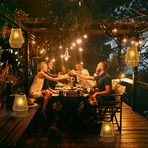 Solar Lanterns,Solar Lanterns Outdoor Waterproof Hanging Solar Lights Outdoor Waterproof Solar Lamp Lights Decoration for Outside Garden,Yard,Patio,Porch,Trees,Lawn,Pathway Decor