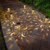 6Pcs Garden Solar Lights Outdoor Stakes Decorative Lighting for Yard, Pathway, Patio Decor Lawn Ornament