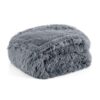 Waterproof Dog Blankets for Large Dogs - Cat Blanket for Bed Couch Protector Washable Long Faux Fur, Calming Soft Reversible Throw Furniture Protection for Puppy Pet, 60