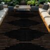 Outdoor Rug Waterproof 6x9 ft, Reversible Outdoor Plastic Straw Rug, Large Outdoor Patio Rug for RV Camping, Indoor Outdoor Rugs for Porch Deck Backyard Balcony Picnic Beach