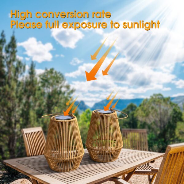 Solar Lanterns,Solar Lanterns Outdoor Waterproof Hanging Solar Lights Outdoor Waterproof Solar Lamp Lights Decoration for Outside Garden,Yard,Patio,Porch,Trees,Lawn,Pathway Decor