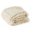 Waterproof Dog Blankets for Large Dogs - Cat Blanket for Bed Couch Protector Washable Long Faux Fur, Calming Soft Reversible Throw Furniture Protection for Puppy Pet, 60
