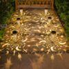 6Pcs Garden Solar Lights Outdoor Stakes Decorative Lighting for Yard, Pathway, Patio Decor Lawn Ornament