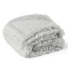 Waterproof Dog Blankets for Large Dogs - Cat Blanket for Bed Couch Protector Washable Long Faux Fur, Calming Soft Reversible Throw Furniture Protection for Puppy Pet, 60