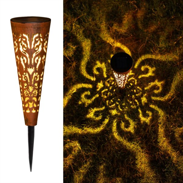 6Pcs Garden Solar Lights Outdoor Stakes Decorative Lighting for Yard, Pathway, Patio Decor Lawn Ornament