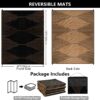 Outdoor Rug Waterproof 6x9 ft, Reversible Outdoor Plastic Straw Rug, Large Outdoor Patio Rug for RV Camping, Indoor Outdoor Rugs for Porch Deck Backyard Balcony Picnic Beach