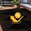 Outdoor Rug Waterproof 6x9 ft, Reversible Outdoor Plastic Straw Rug, Large Outdoor Patio Rug for RV Camping, Indoor Outdoor Rugs for Porch Deck Backyard Balcony Picnic Beach