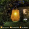 Solar Lanterns,Solar Lanterns Outdoor Waterproof Hanging Solar Lights Outdoor Waterproof Solar Lamp Lights Decoration for Outside Garden,Yard,Patio,Porch,Trees,Lawn,Pathway Decor
