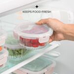 24pc Borosilicate Glass Storage Containers with Lids | 12 Airtight/Freezer Safe Food Storage Containers for Pantry and Kitchen | Meal Prep Container for Lunch | Glass Tupperware Set