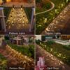 6Pcs Garden Solar Lights Outdoor Stakes Decorative Lighting for Yard, Pathway, Patio Decor Lawn Ornament