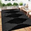 Outdoor Rug Waterproof 6x9 ft, Reversible Outdoor Plastic Straw Rug, Large Outdoor Patio Rug for RV Camping, Indoor Outdoor Rugs for Porch Deck Backyard Balcony Picnic Beach