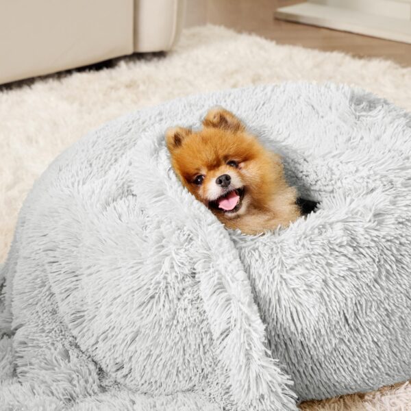 Waterproof Dog Blankets for Large Dogs - Cat Blanket for Bed Couch Protector Washable Long Faux Fur, Calming Soft Reversible Throw Furniture Protection for Puppy Pet, 60