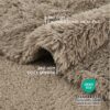 Waterproof Dog Blankets for Large Dogs - Cat Blanket for Bed Couch Protector Washable Long Faux Fur, Calming Soft Reversible Throw Furniture Protection for Puppy Pet, 60
