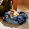 Waterproof Dog Blankets for Large Dogs - Cat Blanket for Bed Couch Protector Washable Long Faux Fur, Calming Soft Reversible Throw Furniture Protection for Puppy Pet, 60