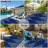 Outdoor Rug Waterproof 6x9 ft, Reversible Outdoor Plastic Straw Rug, Large Outdoor Patio Rug for RV Camping, Indoor Outdoor Rugs for Porch Deck Backyard Balcony Picnic Beach