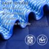 Dog Cooling Mat for Medium Large Dogs, Blanket for Kennels Crate Floor, Pets Cooling Pad, Dog Cat Summer Sleeping Outside