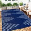Outdoor Rug Waterproof 6x9 ft, Reversible Outdoor Plastic Straw Rug, Large Outdoor Patio Rug for RV Camping, Indoor Outdoor Rugs for Porch Deck Backyard Balcony Picnic Beach