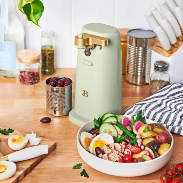 Easy-Prep Electric Can Opener, White Icing by Drew Barrymore