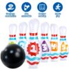 Giant Inflatable Bowling Set for Kids and Adults, Christmas Birthday Party Games, Kids Education Motor Skills Toys