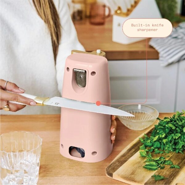 Easy-Prep Electric Can Opener, White Icing by Drew Barrymore