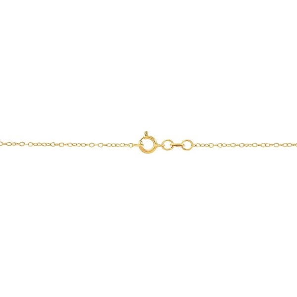 Brilliance Fine Jewelry Praying Hands 18K Gold Over Sterling Silver Oval Pendant With Crystals, 18
